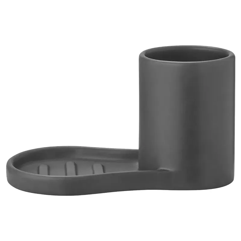 Begränsat antal PIRO Tvålhållare 10 x 17,5 cm, Svart