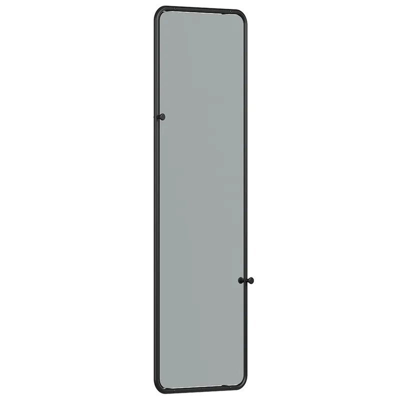 Snabb leverans Classic Väggspegel 40x120, Svart