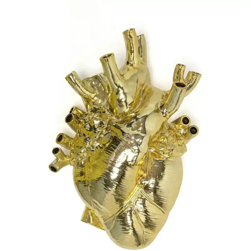 Outlet Love In Bloom Giant Vas, Guld