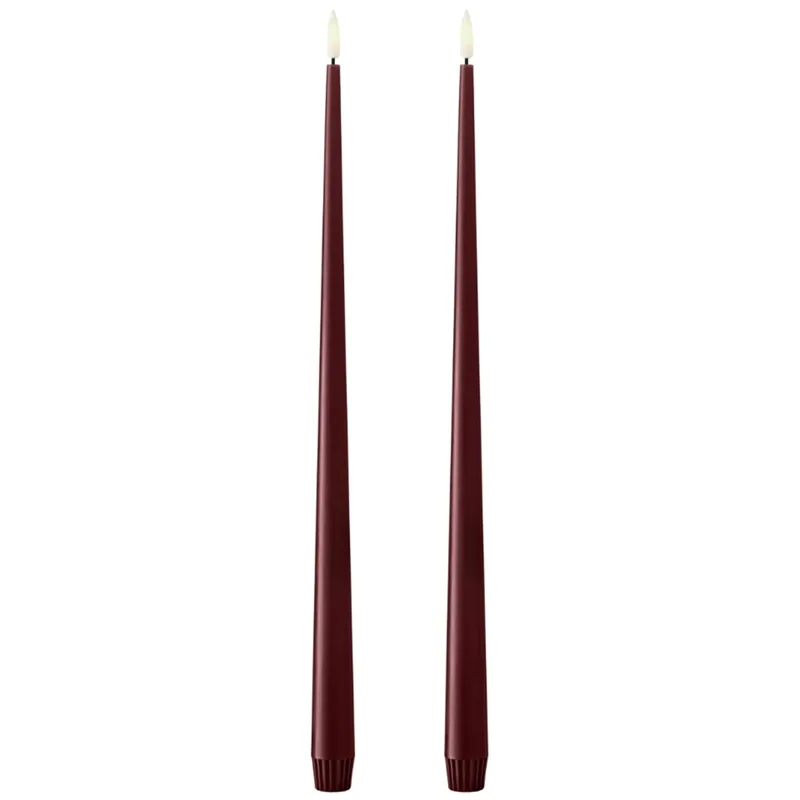 Led-Ljus 2-pack 40 cm, Deep Wine I lager