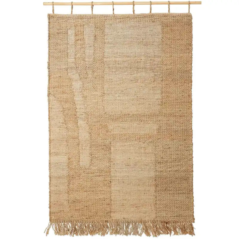 Begränsat antal Harvest Väggmatta 100x165 cm, Natural