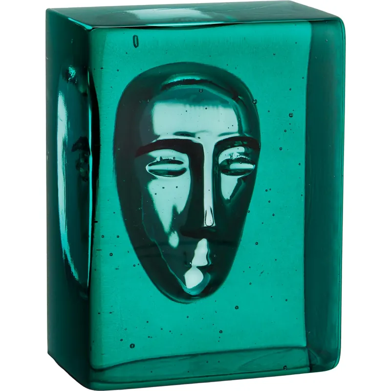 Reapris Azur Konstglas Petrol Blue, Man