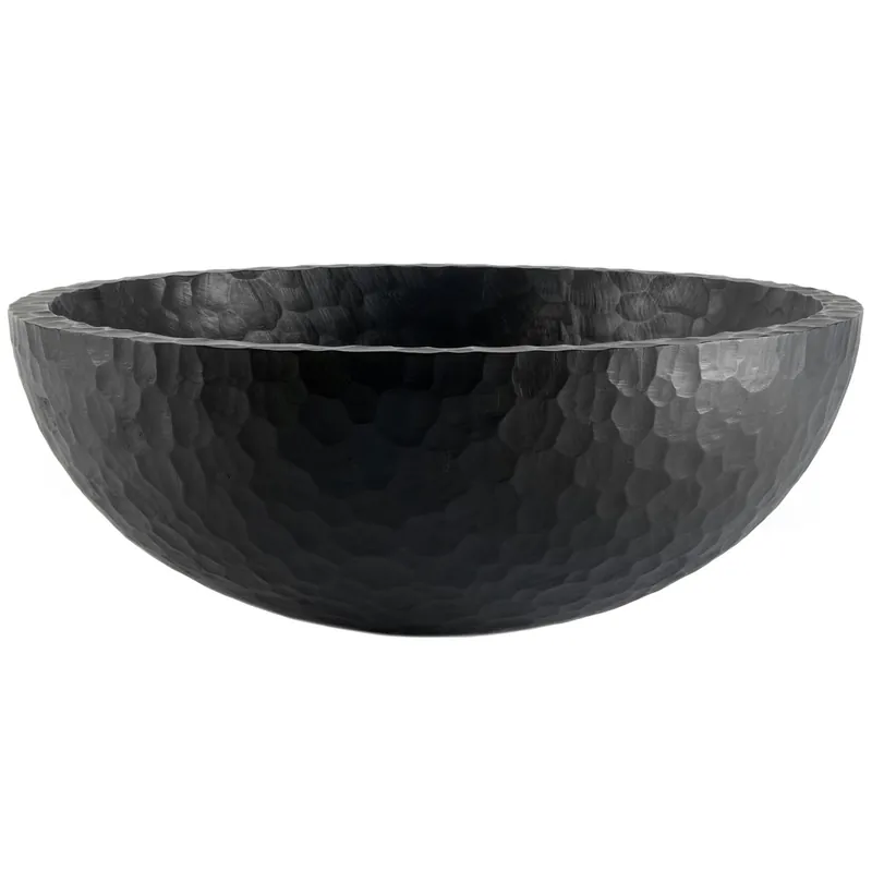 Chopped XL Skål Mahogny, Svartbetsad Expressleverans