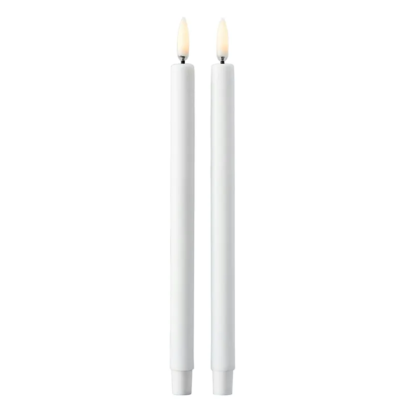 Billig Taper Candles By Uyuni Led-Ljus 2-pack, Vit