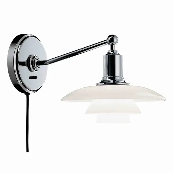 Begränsat erbjudande Ph2/1 Glas Vägglampa 40W