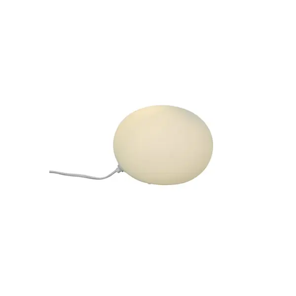Reapris Globus bordslampa oval 18x14, Opalvit