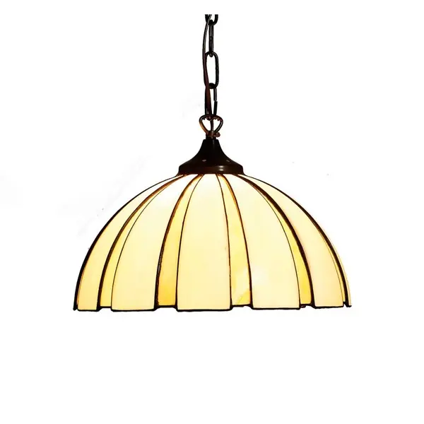 Coupe T82-45 Taklampa Tiffany Amber 45Cm Säker betalning