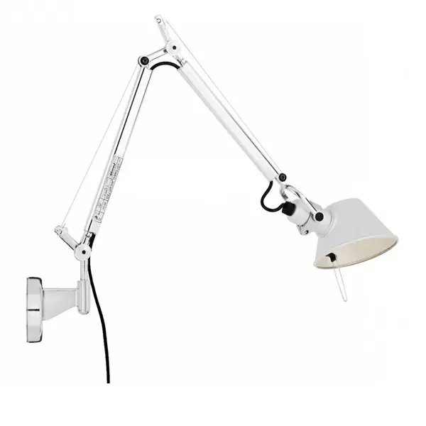 Expressleverans Tolomeo Mini Vägg Vit Med Väggfäste