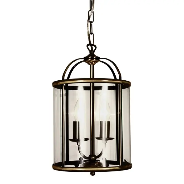 Budgie taklampa 3-l 28cm stor antik-klarglas Trygg betalning