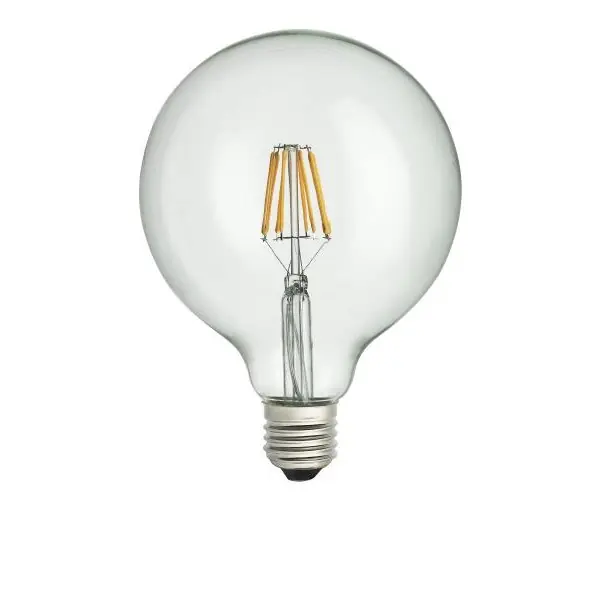 Rabatter Globlampa 125Mm Led 8W E27 Klar 2700K Dimbar