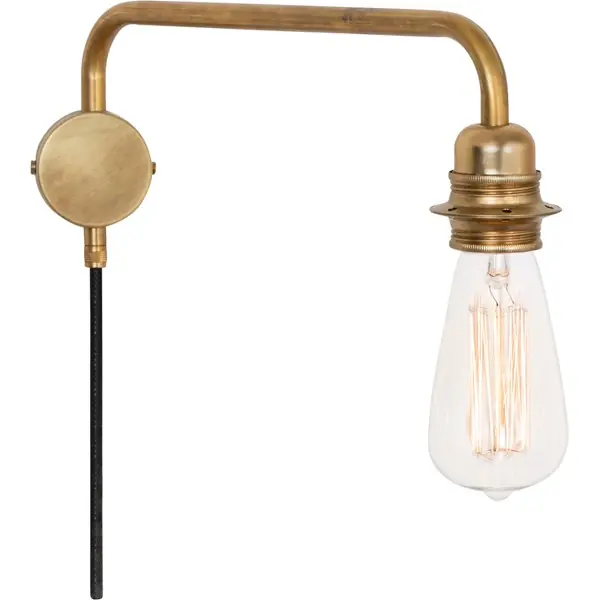 Edison Vägglampa 4403-6 Ner Råmässing Begränsad tid