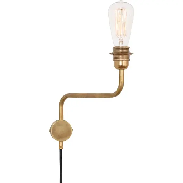Edison Vägglampa 4404-6 Upp Råmässing Rabatter