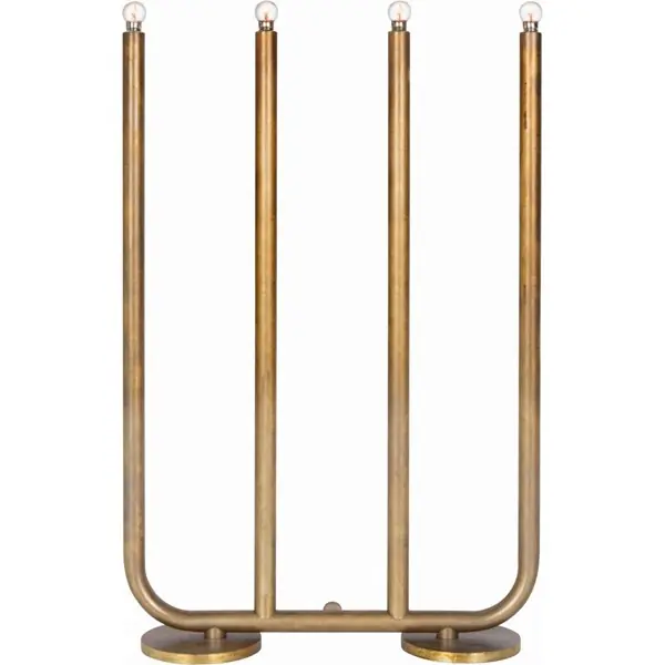 December Ljusstake 4-L Råmässing Populärt val