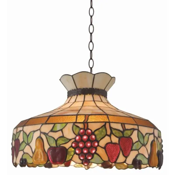 Expressleverans Frukter T183043 Taklampa Tiffany 48Cm