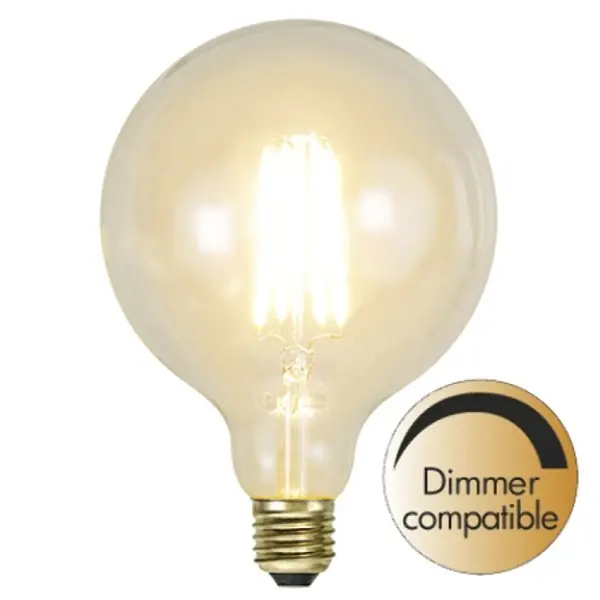 Globlampa Led 125mm 3,6W 2100K Dimbar Fri frakt