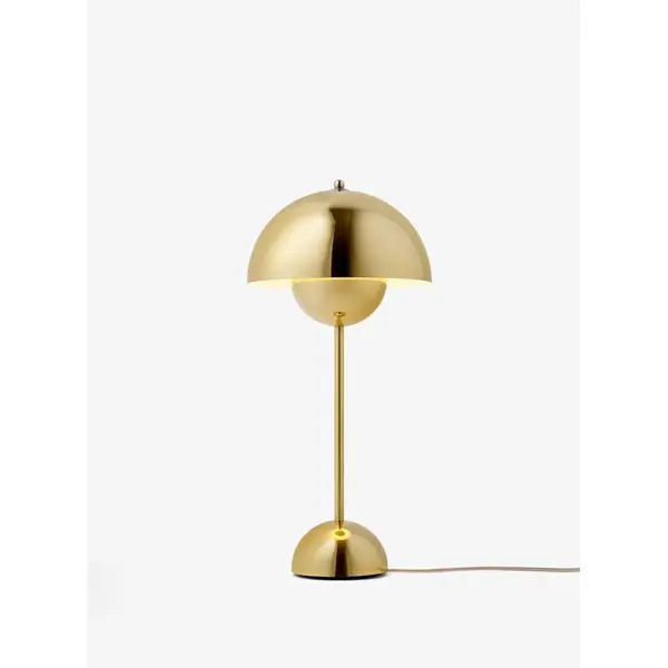 Flowerpot Vp3 Bordslampa Polerad Mässing Trygg betalning