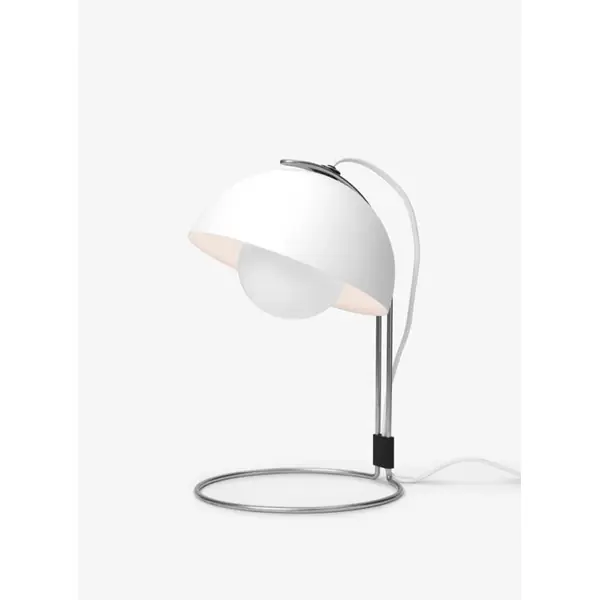 Flowerpot Vp4 Bordslampa Mattvit Rea