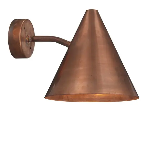 Tratten vägglampa råkoppar IP23 Nyhet