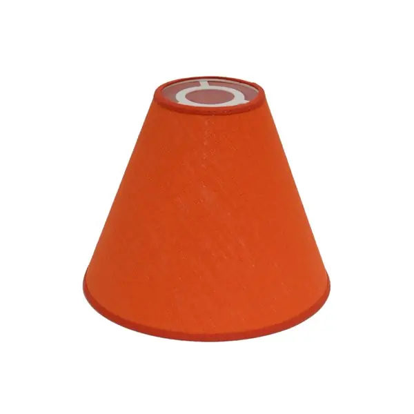 Lågt pris Carolin Läslampskärm Toppring E27, Linne Orange