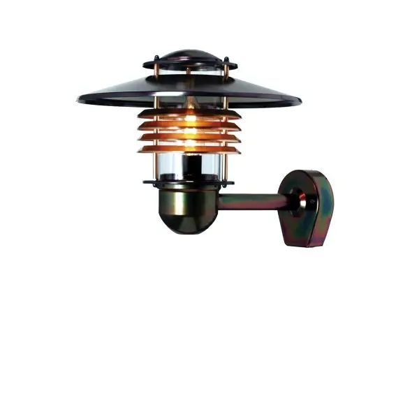 Arnäs 419 Vägglampa Mörkoxid Koppar/Klar Ip44 Sänkt pris