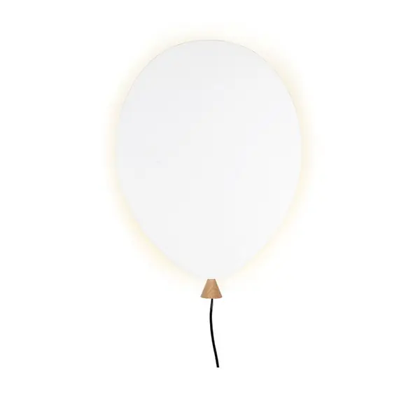 Balloon 1312-08 Vägglampa Vit Fynd