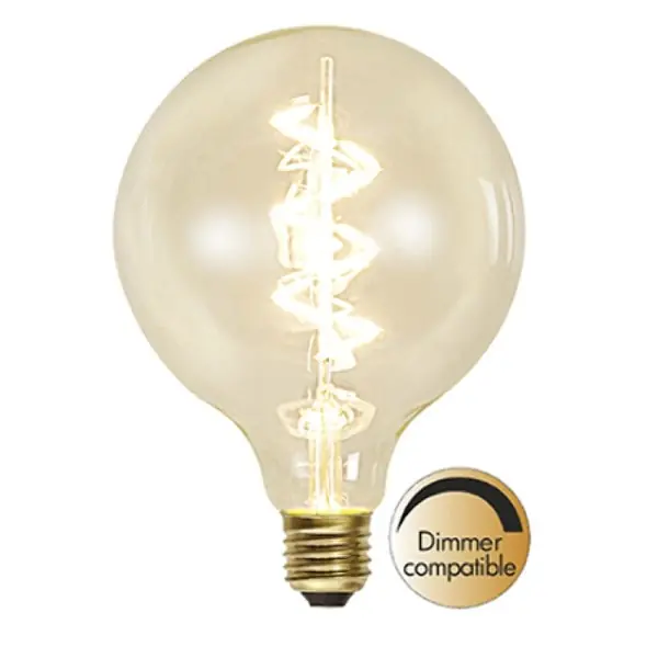 Beställ nu Globlampa Spiral Led 125mm 3,8W 2200K Dimbar