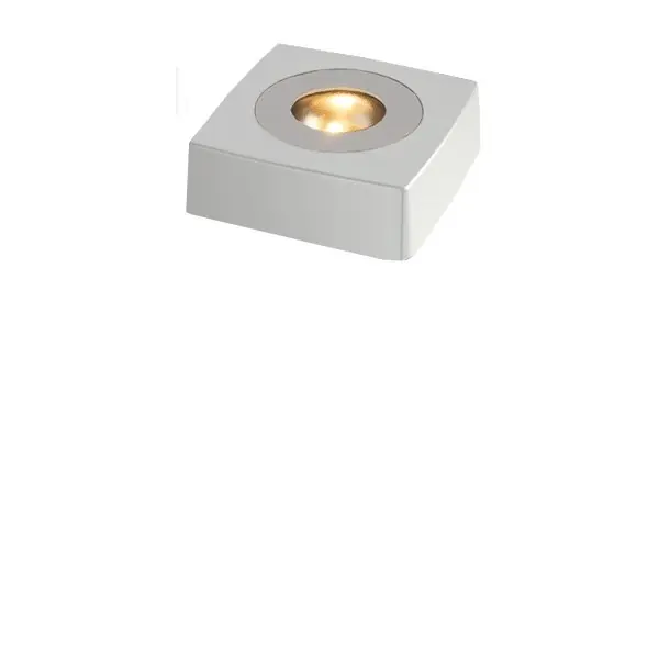 Ljussockel Plast Vit Kvadr 90X90 Sp90 Led Rabatt