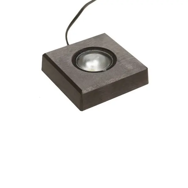 Säker betalning Ljussockel Trä Svart 130X130 Sw130 Led