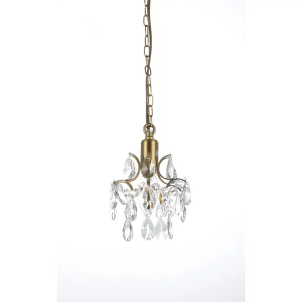 Kate Fönsterlampa/Kristall 16Cm Borstad mässing Reapris