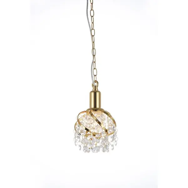 Nyhet Isabelle Fönsterlampa/Kristall 11Cm Guld