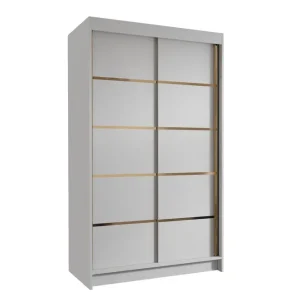 Kundfavorit Narbonne Garderob 100x200 cm Vit - Förvaring