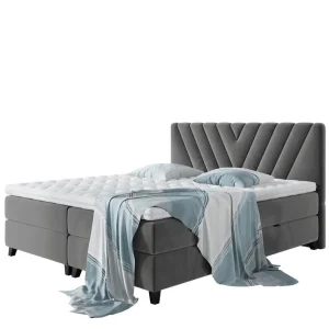 Begränsat erbjudande Romanza Sängpaket Kontinentalsäng 160x200 cm Grå - Möbler