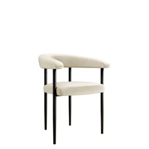 Jacklyn Karmstol Beige/Svart - Möbler Handla nu