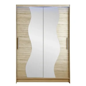 Estella Garderob med Spegel 120x200 cm Beige - Förvaring Beställ idag