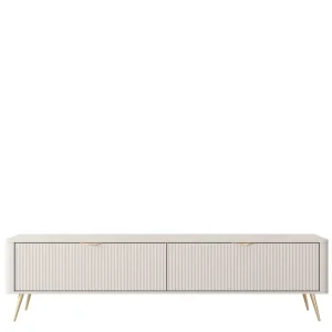 Forba Tv-bänk 200 cm Beige - Möbler Trygg betalning