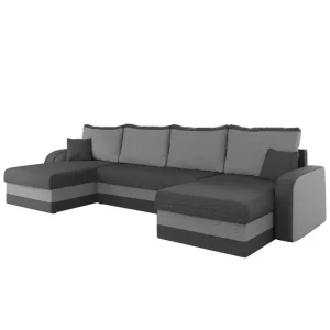 Snabb frakt Majestic Furniture Alvared Soffa Dubbeldivan 4-sits Ljusgrå/Grå - Möbler