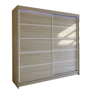 Canderbury Garderob 180x215 cm Beige - Förvaring Snabb frakt