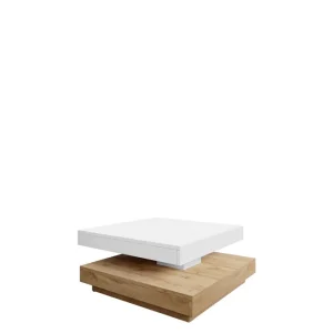 Begränsad tid Nenani Soffbord 70 cm Vit/Beige - Möbler