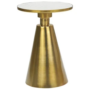 Kundfavorit Birch Sidobord 35 cm Guld/Vit - Möbler