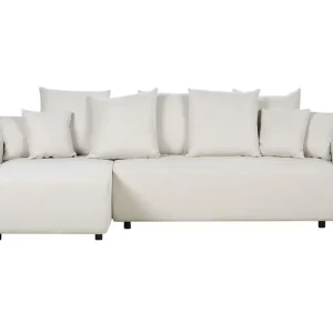 Dysis Hörnbäddsoffa 3-sits Beige/Svart - Möbler Rea