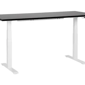 Bina Skrivbord 80x180 cm Svart/Vit - Möbler Kampanjpris