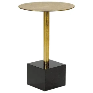 Expressleverans Finnian Sidobord 30 cm Guld/Svart - Möbler