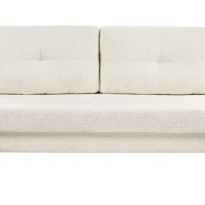 Wigwig Bäddsoffa 2-sits Vit/Ljust trä - Möbler Billig