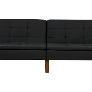 Begränsad tid Finan Bäddsoffa 3-sits Svart/Mörkt trä - Möbler