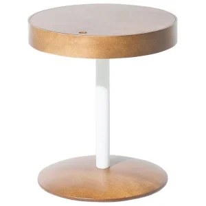 Debanhi Soffbord 40x45 cm Mörkt trä/Vit - Möbler Kundfavorit