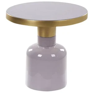 Sänkt pris Garret Sidobord 45 cm Violet/Mässing - Möbler