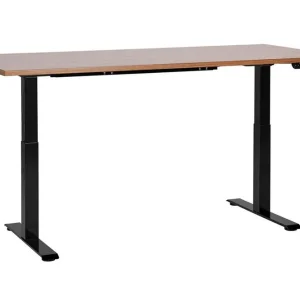 Sista chansen Bina Skrivbord 72x160 cm Mörkt trä/Svart - Möbler