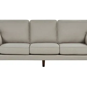Utförsäljning Bertha Soffa 3-sits Beige/Mörkt trä - Möbler