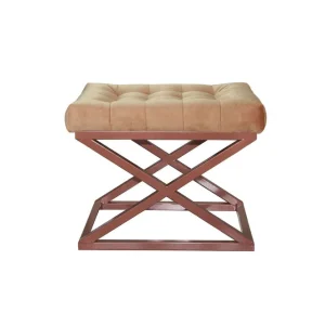 Beställ nu Gillie Sittpuff 40 cm Koppar/Gul - Möbler