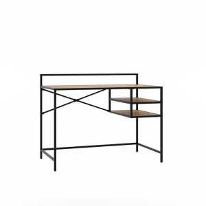 Handla nu Avalyn Skrivbord 56,8x110 cm Svart/Beige - Möbler